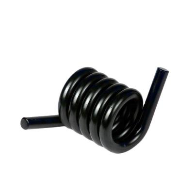 China Heavy Duty Spiral Coil Torsion Spring With Painted Black for sale