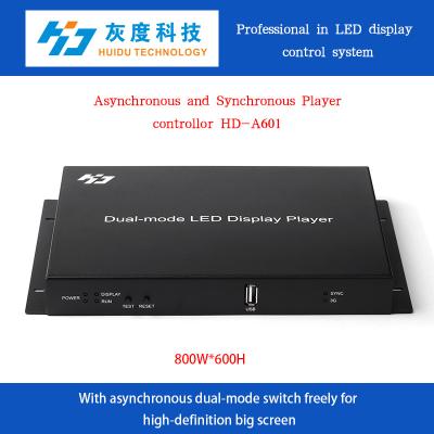 China HD-A601 large indoor online&offline rgb display p2.5 led screen controller for aluminum cabinet for sale