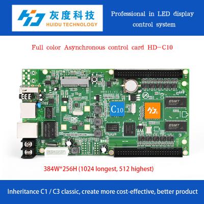 China Out of door/in door/semi-outdoor indoor outdoor led huidu control card advertising screen system HD-C10 for sale