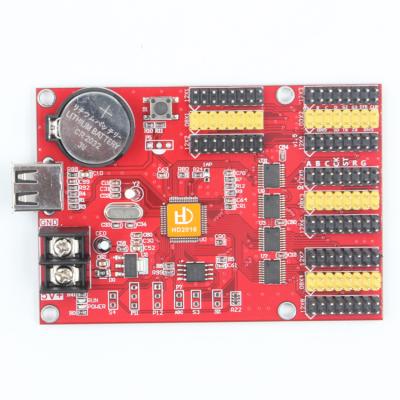 China Signage LED Display Controller PCB Board HD-U63 Dot Matrix P10 P7.62 Controller for sale