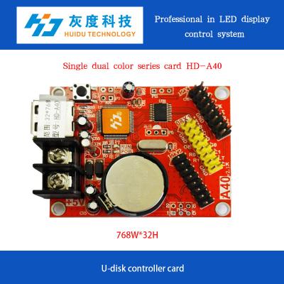 China Out door/in door/semi-outdoor HD-U61 LED panel controller for all type led programmable sign display for sale