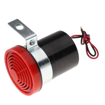 China Universal Automotive Vehicle Vehicle Horn Reverse 12V-24V Auto Warning Emergency Car Reversing Alarm Speaker Buzzer Siren With Wire for sale