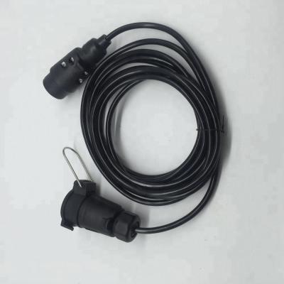 China Electronic Connecting 7P/12V Cable With Plastic 7P Plug And 7P Plug Trailer Connector Plug Plastic Conversion for sale