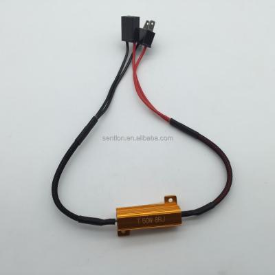 China Factory Price H7 LED Load Resistor Warning Light Decoder Wire Error Free H7 Harness for sale