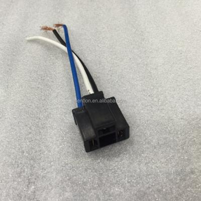 China High Quality Plastic+metal Female Socket H4 Adapter With Wire For Car Light Bulbs for sale