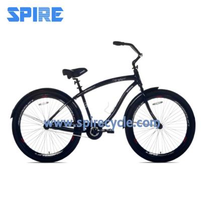 China 29inch Steel Single Speed ​​Alloy Frame Cruiser Bike With Water Bottle Cage for sale