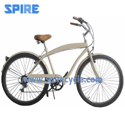 China Steel Top Steel Fork Material Beach Cruiser Bike By Taiwan Factory for sale