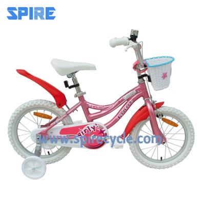 China Children Bike 2018 16 Inch Taiwan Alloy Most Beautiful Kids Bicycle With Training Wheel for sale