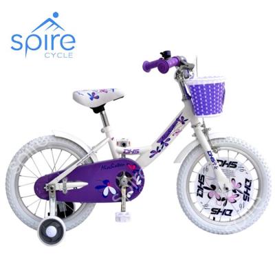 China Kids girls bike made with custom made standards kids bicicletas fahrrad en latest with basket and bell bike for sale