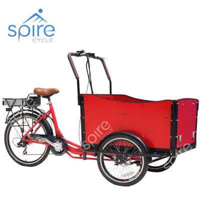 China Electric Cargo Trike 6 Passenger Tricycle With 6 Gears for sale