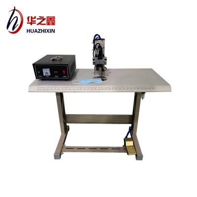 China Mask making ultrasonic non woven small count-loop edge kn95 masck manual seam welding making machine for sale