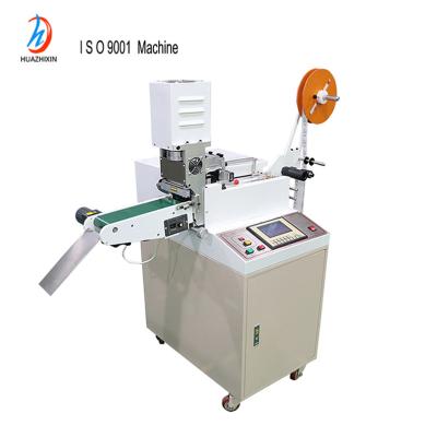 China CLOTHING ISO9001 Exhibition Satin Video Label Cutting Machine for sale