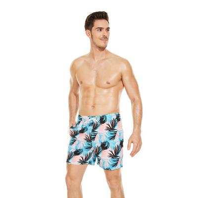 China Factory Sale Various QUICK DRY Leaf Pattern Panties Swimwear Beach Shorts Swimming Trunks for sale