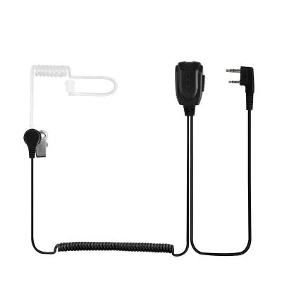 China Headband Retevis K-1 2 Pin Air Tips Earphone Headset With Coil Mic PTTs for sale