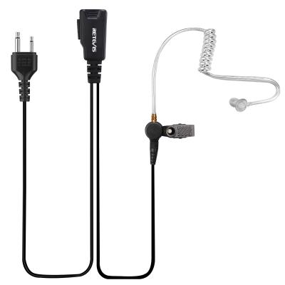 China Headband 2 Pin Monitoring Earphone Headset with PTTs Compatible for ICOM Walkie Talkie Retevis EAI001 for sale