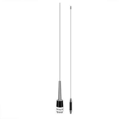 China Stainless Steel VHF 136-174MHz 200W 2.15dBi Mobile Car Radio Antenna with SL16-J/M Connector Retevis MA08 for sale