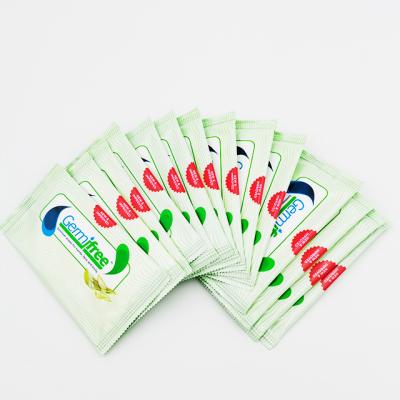 China Portable Disposable Hand Face Logo Soft Custom Wet Cloths Wet Cloth For Tourist Hotel Restaurant Offices Catering Parties Travel Airline for sale