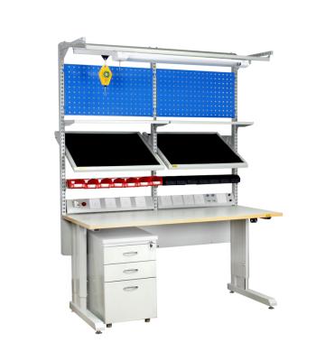 China High Quality ESD Workbench Workbench Worktable Worktable Table Furniture Anti-Static Adjustable Work Table for Industrial Electronic Lab for sale