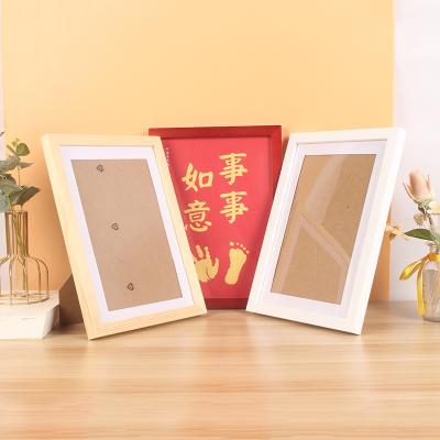 China Wholesale A4 Photo Frame Color Solid Wood High Quality Simple Solid Wood Frame for sale