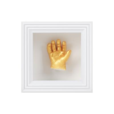 China Modern Simplicity Wholesale 3D Baby Hand Foot Mount DIY Kit Keepsake Gift Photo Frame for sale