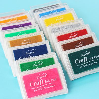 China Children's Toy Wholesale Water Based Square Ink Super High Quality Multi Stamp Pad for sale