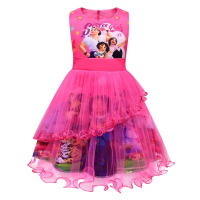 China 2022 girls encanto summer princess dress party dress anti-static cosplay kids fashion clothes for sale