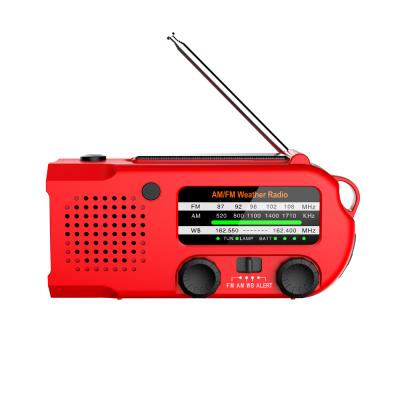 China PORTABLE New Product Hand Crank Charger Am/Fm Portable Solar Backup Radio With Flashlight And Reading Light for sale