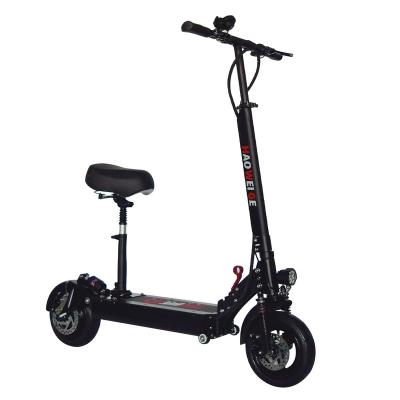 China Unisex 2023 New Off-road Big Two Wheels Fast Electric Scooter With Suspension Dual Motors 1000w 10 Inch Battery-removable Escooter for sale