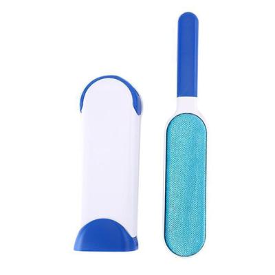 China Viable Furniture Sofa Clothes Cleaning Lint Brush Home Cat Fur Brush Base Double-Side Dog Comb Tool Pet Hair Remover Brush for sale