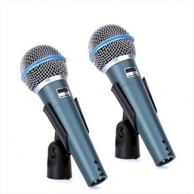 China Portable 58 Microphone Karaoke Stage Use Professional Wired Handheld Dynamic Microphone for sale