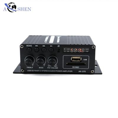 China Motorcycle/Car/Bus/High Fidelity 2 Channel Class AB Car Audio Amplifiers Wholesale 12v Mini Home Audio Amplifier With BT For Car Home for sale