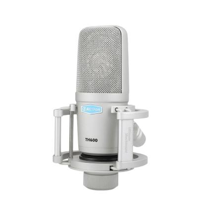 China Alctron TH600 Desktop Professional Studio Large Diaphragm Condenser Recording Microphone for Instrument Pickup Vocal Live Broadcast for sale