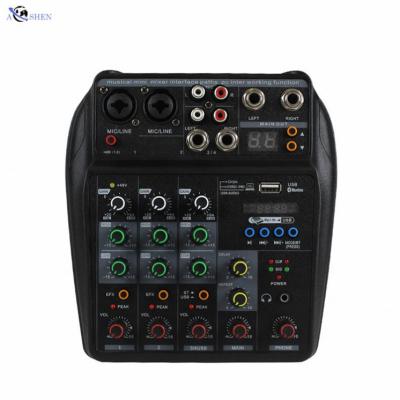 China Sound Professional OEM USB Interface USB Interface Audio Mixer Mixer Console For Singing Performance for sale