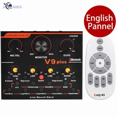 China For YouTube Studio Podcast Livestream Show Recording Wholesale Livestream Recording Audio Interface Sound Card Mixer YouTube Show Recording for sale