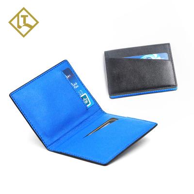 China Stylish Cheap Universal Wallet Minimalist Slim Thin Rfid Blocking Credit Card Holder Genuine Leather Smart Wallet For Men for sale