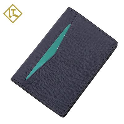 China Fashion High Theft Guality RFID Genuine Leather Wallet Blocking Credit Card Holder for sale