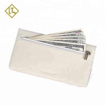 China China Top Grain Store New Women Genuine Leather Wallets Ladies Long Wallets Online Long Card Holders Fashion Design Purse With Zipper for sale