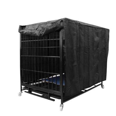 China Best China Windproof PVC Crate Cover Pet Or Oxford Cloth Dog Kennel Cover Windproof for sale