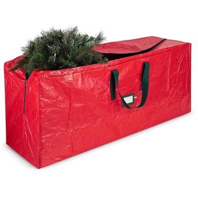 China Sustainable Large Christmas Tree Premium Christmas Tree Round Zipper Dustproof Bag Wholesale Sustainable Storage Bag for sale