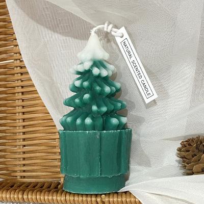 China Weddings Christmas Decoration Christmas Tree Scented Candle for sale