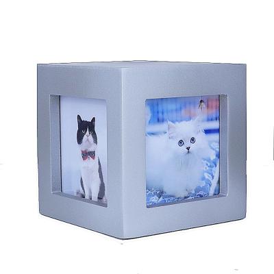 China Factory Price Viable Wooden Pet Urns Wooden Pet Memorials Urn Customized Pet Caskets for sale