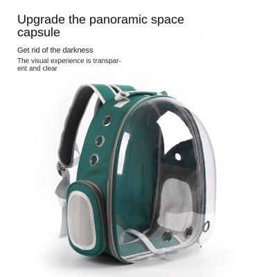 China Cat Bag Pet Bag Backpack Circulation Ventilation Dog Space Capsule Viable Pet Supplies Pet Carrier Backpack Carrier Bag for sale