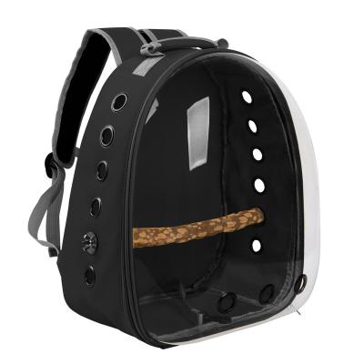 China Small Animals Pet Portable Small Space Capsule Light Portable Animal Carrier Backpack Transparent Outdoor Travel Pet Backpack for sale