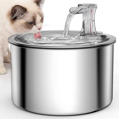 China Stainless Steel Automatic Automatic Circulation Cat Water Dispenser Intelligent Pet Water Feeder Water Dispenser Pet Bowl for sale