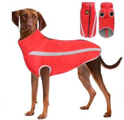 China Custom Sustainable Pet Designer Windproof Sportswear Heated Dog Clothes Cape Style Winter Dog Coats and Jackets for sale