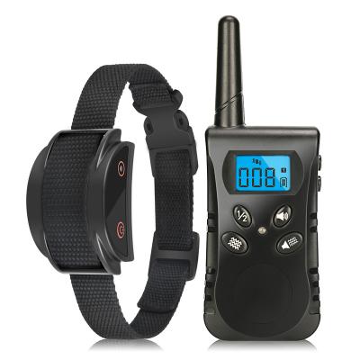 China All Weather Waterproof Ultrasonic Safe Remote Stop Bark Stopper Dog Trainer Pet Bark Collar All Weather Pet Dog Collar No for sale