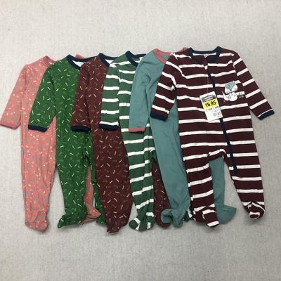 China Hot Boys One Piece Pajamas Autumn And Winter Children Cotton One Piece Pajamas Baby And Girls Home Clothes Rompers for sale