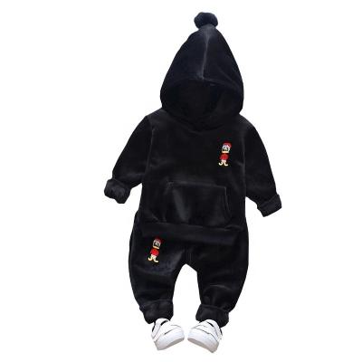 China 2021 New Design 100% Cotton For Winter Boy Two Piece Set for sale