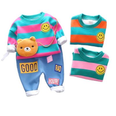 China 2021 New Design 100% Cotton For Winter Boy Two Piece Set for sale