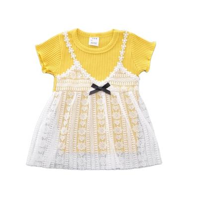 China Soft New Comfortable And Skin-Friendly OEM Knit With Lace Sling Skirt For Girls Two Piece Skirt for sale